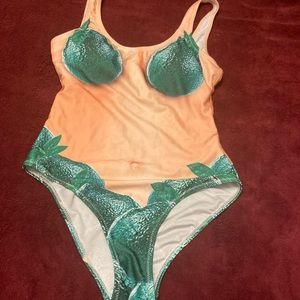 Comedic swimsuit 1-piece